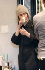 SARAH PAULSON Out on Melrose Place in West Hollywood 12/20/2019