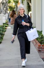 SARAH PAULSON Out on Melrose Place in West Hollywood 12/20/2019