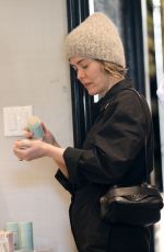 SARAH PAULSON Out on Melrose Place in West Hollywood 12/20/2019