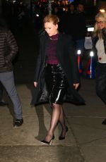 SCARLETT JOHANSSON Arrives at Late Show with Stephen Colbert in New York 12/05/2019