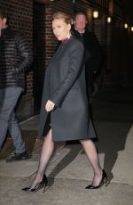 SCARLETT JOHANSSON Arrives at Late Show with Stephen Colbert in New York 12/05/2019
