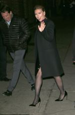 SCARLETT JOHANSSON Arrives at Late Show with Stephen Colbert in New York 12/05/2019