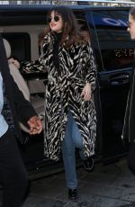 SELENA GOMEZ Arrives at Capital Breakfast Radio Studios in London 12/11/2019