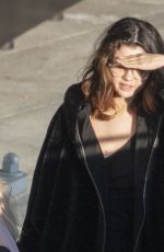 SELENA GOMEZ at Heathrow Airport in London 12/02/2019