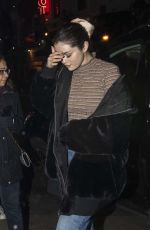 SELENA GOMEZ at Patara Thai Restaurant in London 12/03/2019