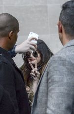 SELENA GOMEZ Leaves BBC Radio Studios in London 12/11/2019