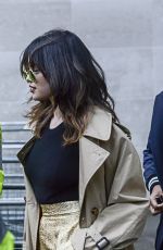 SELENA GOMEZ Leaves BBC Radio Studios in London 12/11/2019