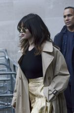 SELENA GOMEZ Leaves BBC Radio Studios in London 12/11/2019