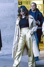 SELENA GOMEZ Leaves BBC Radio Studios in London 12/11/2019