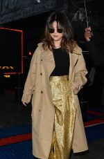 SELENA GOMEZ Out and About in London 12/11/2019