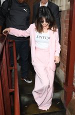 SELENA GOMEZ Out and About in London 12/12/2019