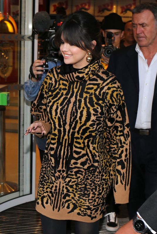SELENA GOMEZ Out and About in Paris 12/13/2019
