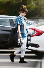 SELENA GOMEZ Shopping at Urban Outfitters in Los Angeles 12/18/2019