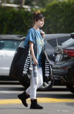 SELENA GOMEZ Shopping at Urban Outfitters in Los Angeles 12/18/2019