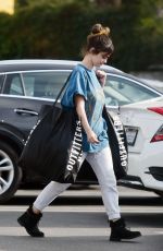 SELENA GOMEZ Shopping at Urban Outfitters in Los Angeles 12/18/2019