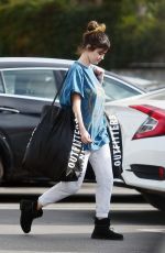 SELENA GOMEZ Shopping at Urban Outfitters in Los Angeles 12/18/2019