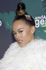 SERAYAH at Amfar Generationcure Holiday Party in New York 12/10/2019