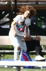 SHAKIRA and Gerard Pique at Soccer Field in Miami 12/28/2019