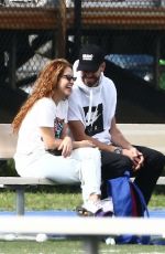 SHAKIRA and Gerard Pique at Soccer Field in Miami 12/28/2019
