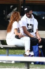 SHAKIRA and Gerard Pique at Soccer Field in Miami 12/28/2019