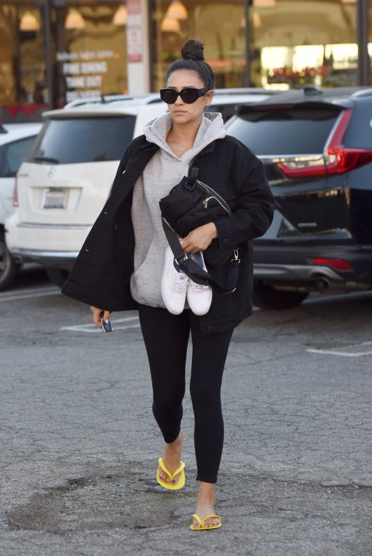 SHAY MITCHELL Arrives at Nail Salon in Los Angeles 12/20/2019