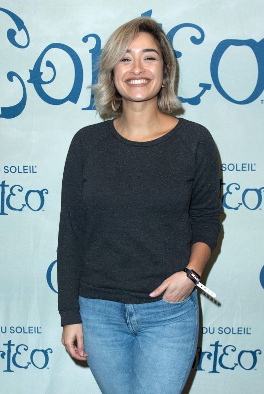 SHIRINE BOUTELLA at Cirque Du Soleil Corteo Show Opening in Paris 12/12/2019