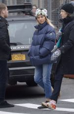 SIENNA MILLER Out in New York 12/16/2019