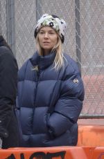 SIENNA MILLER Out in New York 12/16/2019