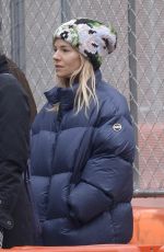 SIENNA MILLER Out in New York 12/16/2019