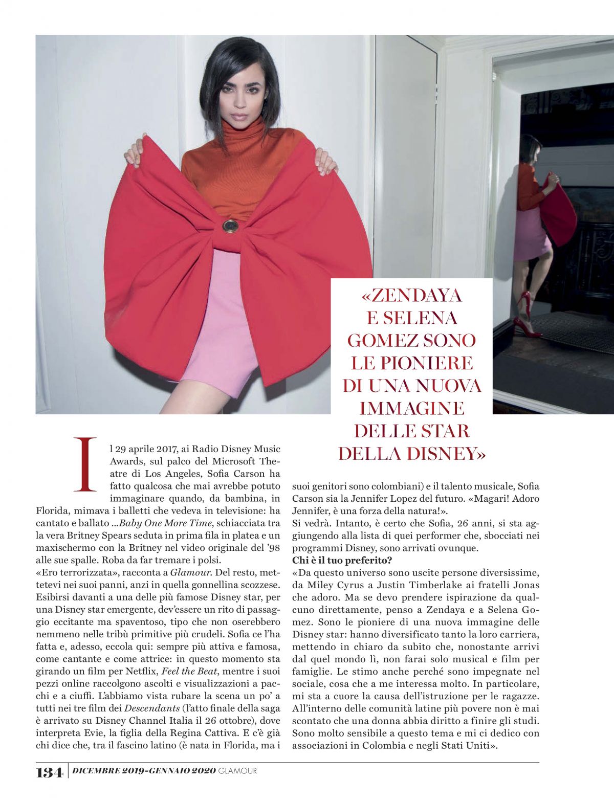 SOFIA CARSON in Glamour Magazine, Italy December 2019/January 2020 ...