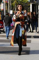 SOFIA CARSON Out on Rodeo Drive in Beverly Hills 12/13/2019