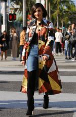 SOFIA CARSON Out on Rodeo Drive in Beverly Hills 12/13/2019