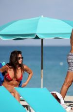 SOFIA JIMENEZ in Bikini on the Beach in Miami 12/05/2019