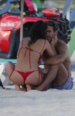 SOFIA JIMENEZ in Bikini on the Beach in Miami 12/05/2019