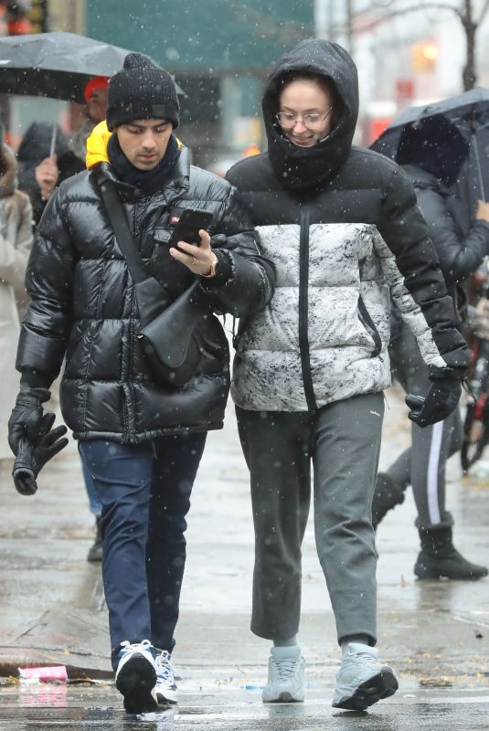 SOPHIE TURNER and Joe Jonas Out and About in New York 12/02/2019