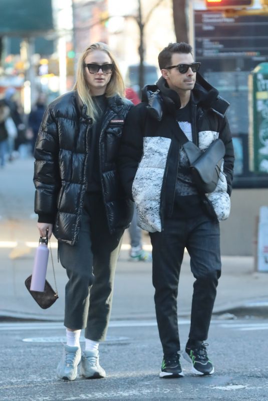 SOPHIE TURNER and Joe Jonas Out in New York 11/29/2019