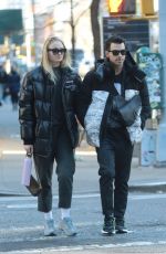 SOPHIE TURNER and Joe Jonas Out in New York 11/29/2019