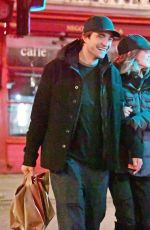 SUKI WATERHOUSE and Robert Pattinson Out in London 12/23/2019