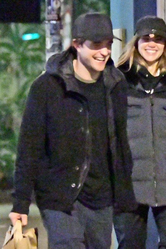 SUKI WATERHOUSE and Robert Pattinson Out in London 12/23/2019