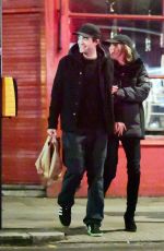 SUKI WATERHOUSE and Robert Pattinson Out in London 12/23/2019