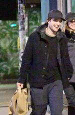 SUKI WATERHOUSE and Robert Pattinson Out in London 12/23/2019