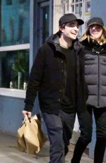 SUKI WATERHOUSE and Robert Pattinson Out in London 12/23/2019