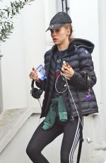 SUKI WATERHOUSE Out and About in London 12/30/2019