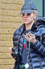 SUKI WATERHOUSE Out and About in London 12/30/2019