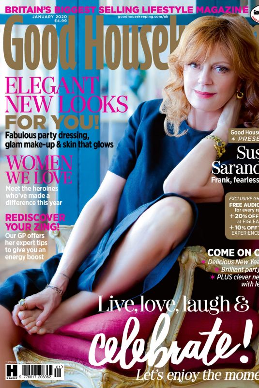 SUSAN SARANDON in Good Housekeeping Magazine, UK January 2020