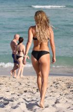 SYLVIE MEIS in Bikini on the Beach in Miami 11/30/2019