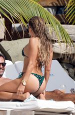SYLVIE MEIS in Bikini on the Beach in St Barts 12/28/2019
