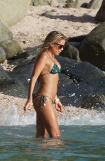 SYLVIE MEIS in Bikini on the Beach in St Barts 12/28/2019