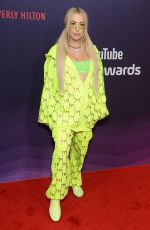 TANA MONGEAU at 9th Annual Streamy Awards in Beverly Hills 12/13/2019