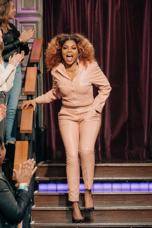 TARAJI P. HENSON at Late Late Show with James Corden 12/16/2019